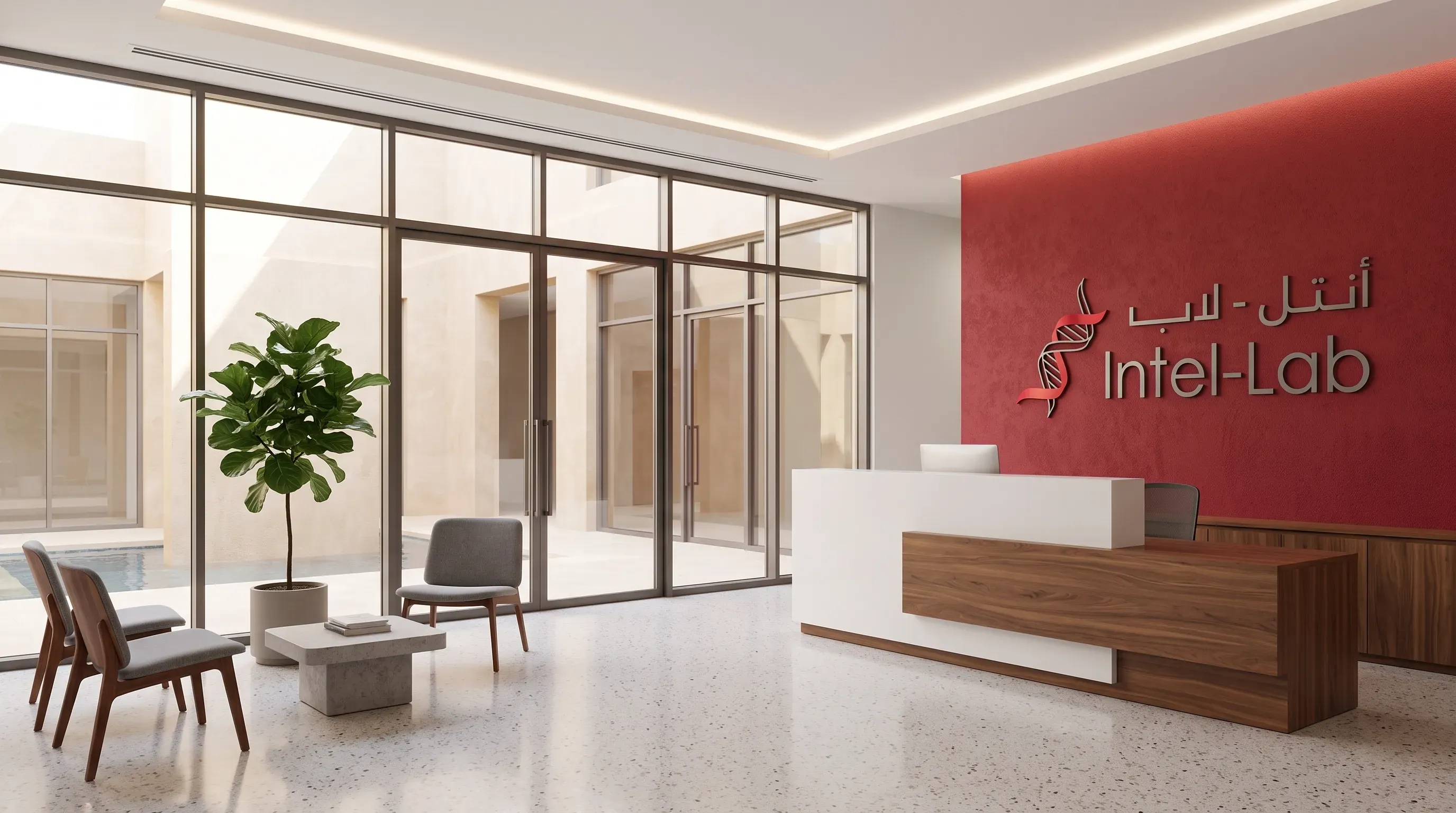 Intel Lab's state-of-the-art clinical laboratory facility in Dubai