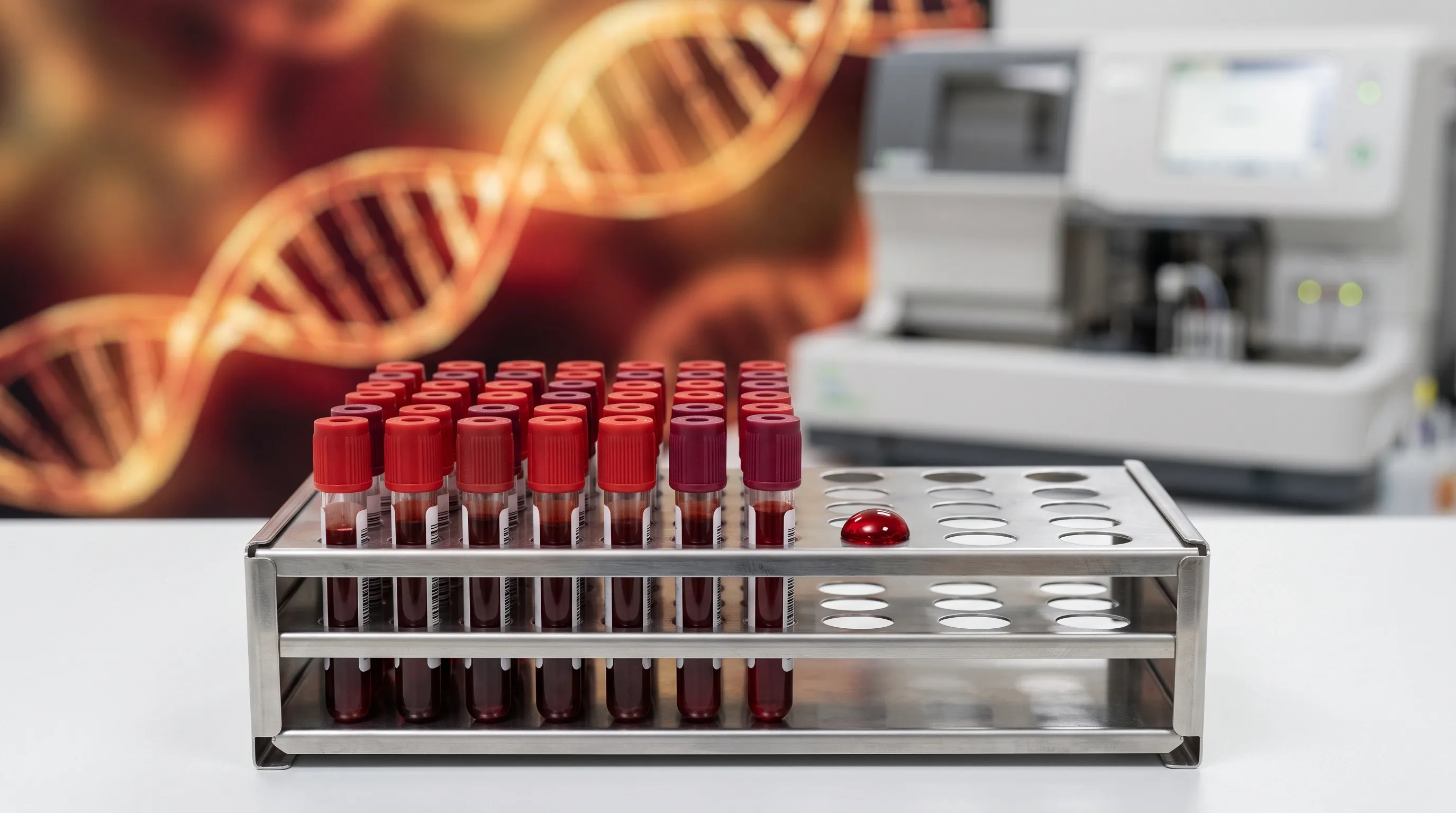 Scientific visualization of blood biomarkers and DNA analysis